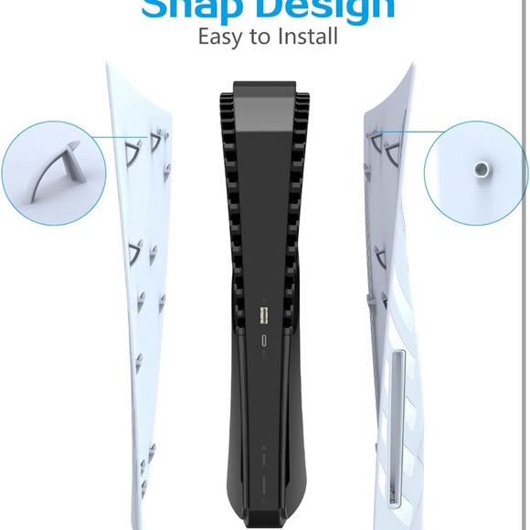 Faceplate Compatible with PS5🎮Cover for PS5🎮Console Disc Edition - Picture 4 of 10